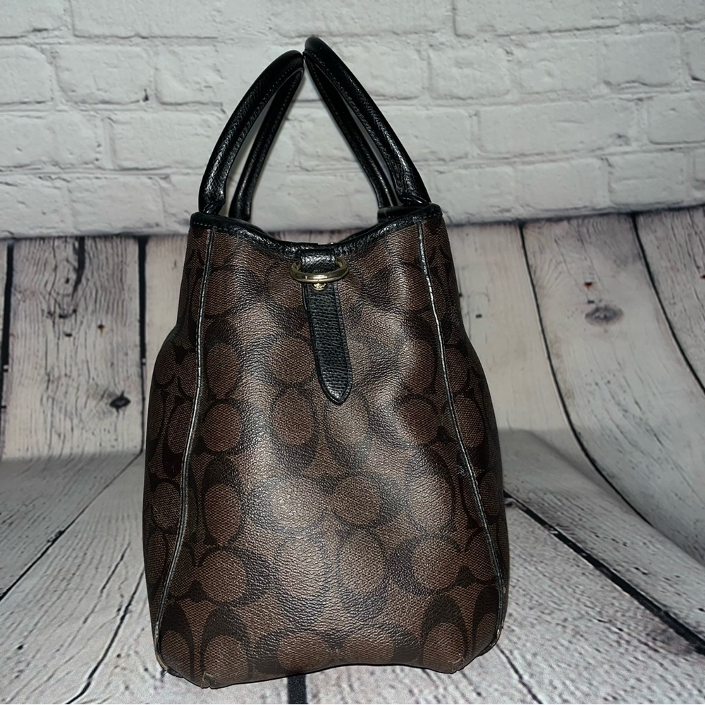 Vintage Y2K Coach Margot Signature Carryall Satchel Crossbody Handbag - Picture 7 of 17